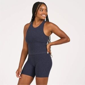 Vuori Elevation Plyo Tank Navy Blue Heathered Size XL